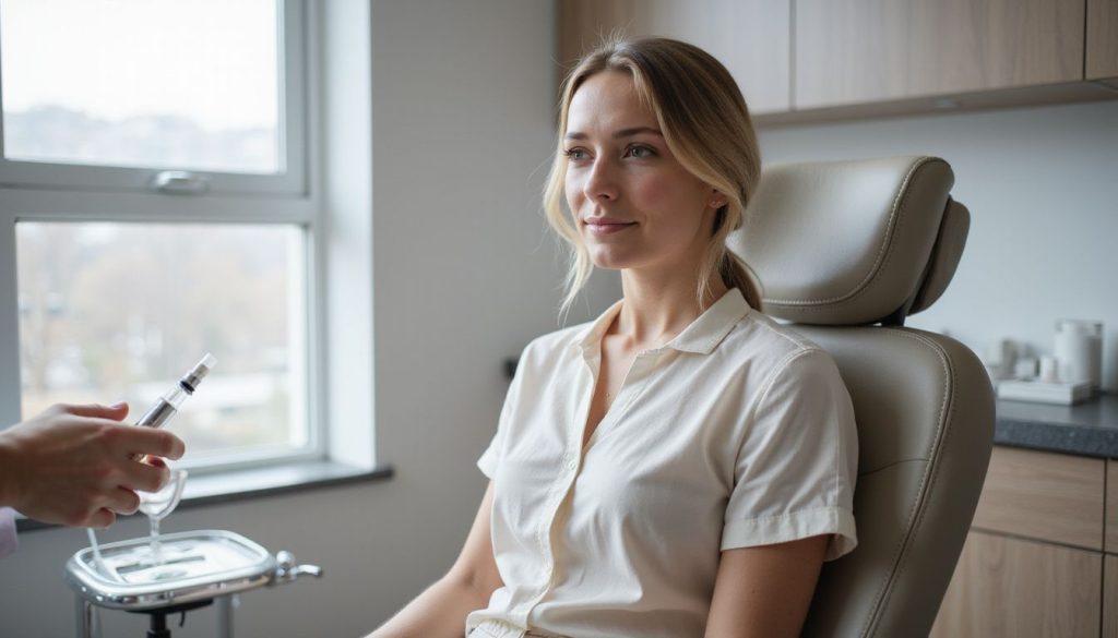 Woman in MedSpa Chair
